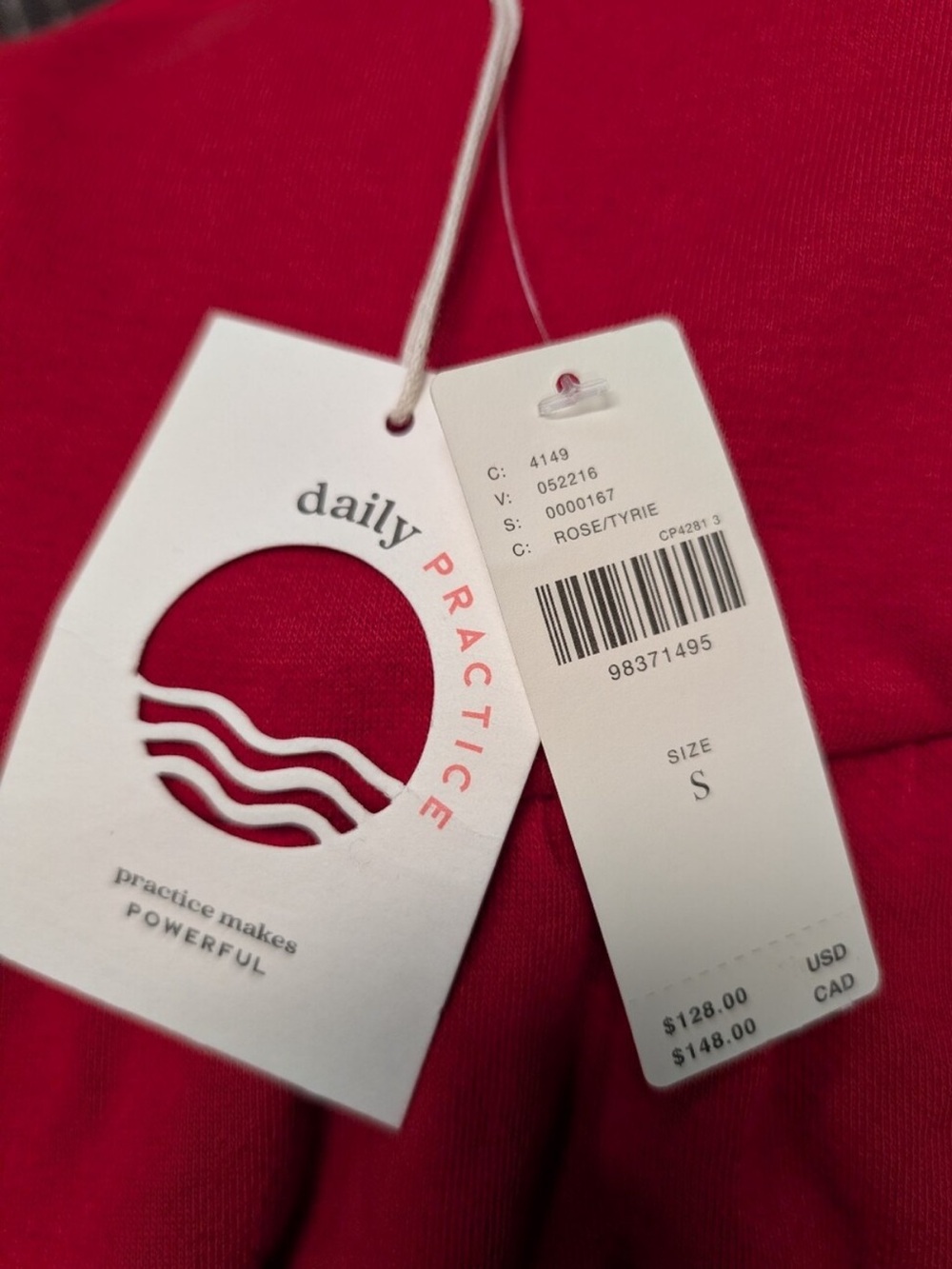 NWT DAILY PRACTICE STRAPLESS SIDE BOW MIDI DRESS - Picture 4 of 4